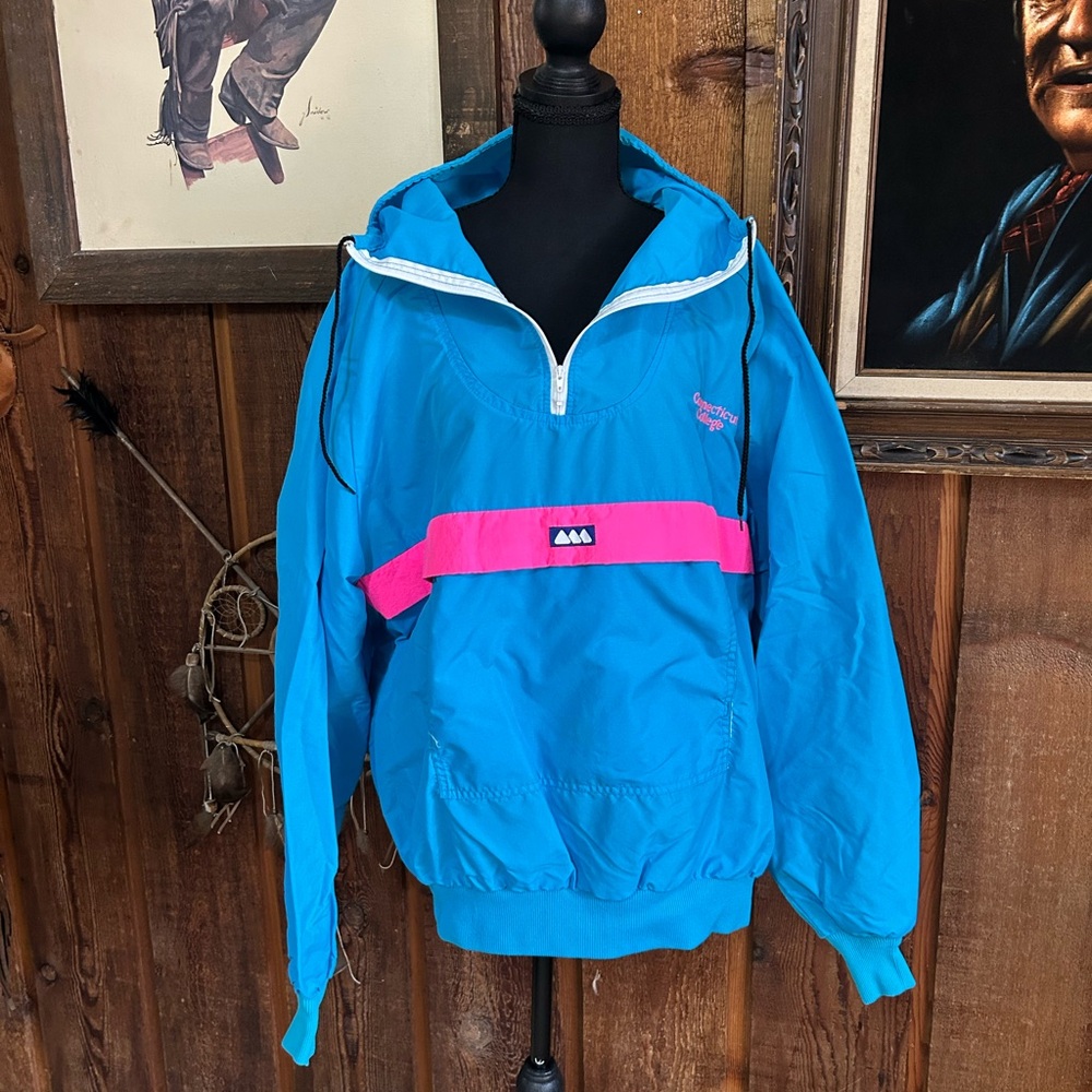 VNTG 80s/90s Y2K Retro Colorblock Gorpcore Pullover Windbreaker XL